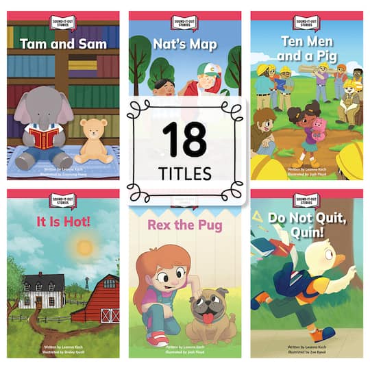 Creative Teaching Press® Sound-It-Out Stories Decodable Readers, Set of 18